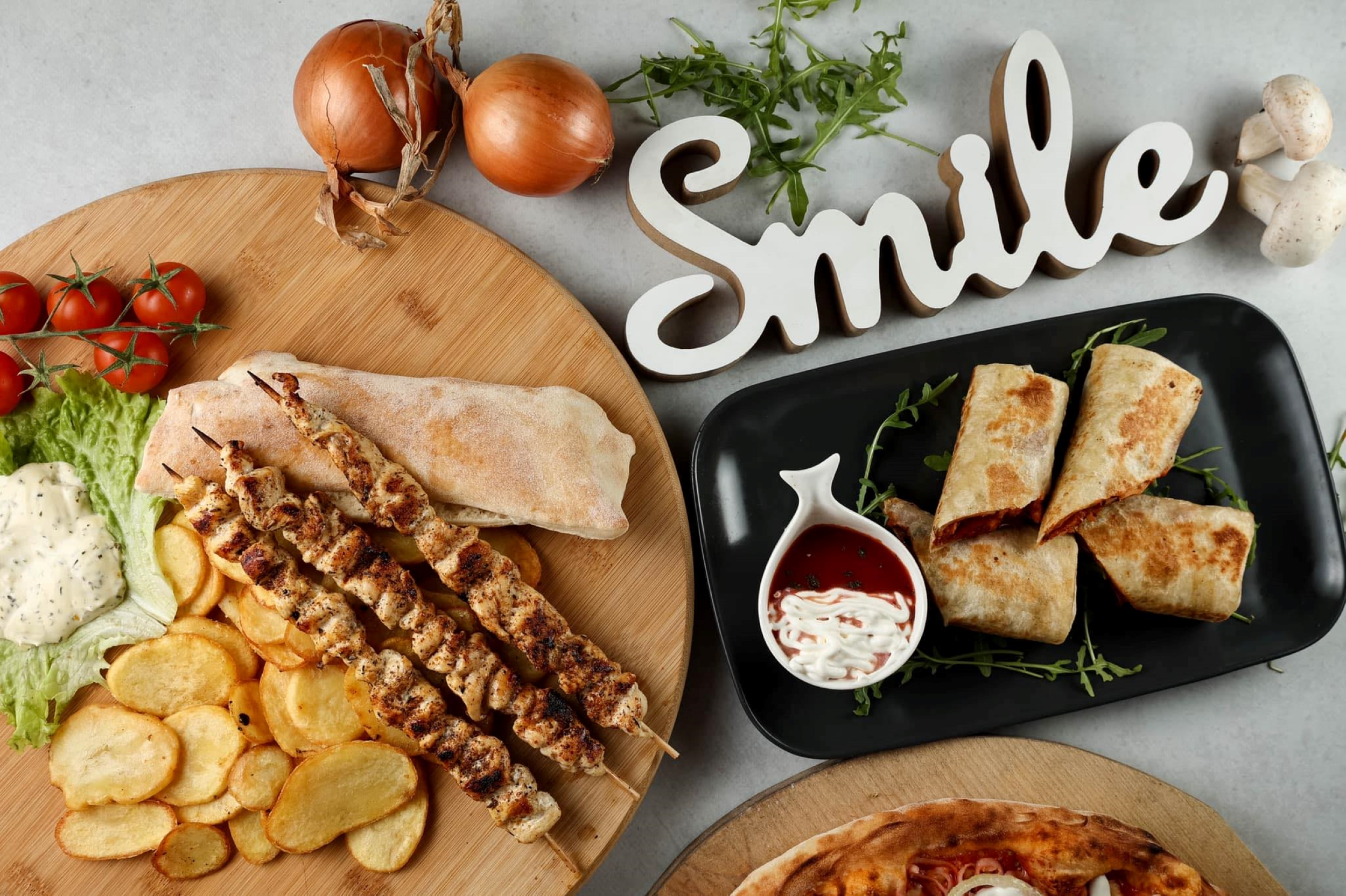 smile catering menu meni